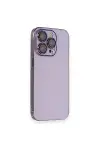 Apple iPhone 13 Pro Kılıf Armada Lensli Kapak - Lila-1