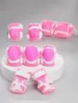 Pembe Çocuk Kaykay Paten Scooter Bisiklet Koruyucu Dizlik-2