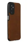 Samsung Galaxy M14 5G Kılıf Loop Deri Silikon - Kahverengi-2