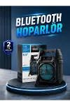 15W Güçlü Ses Çıkışlı Bluetooth Hoparlör FM Radyo ve Mikrofon Destekli-1