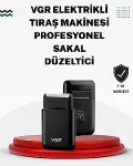 Pistonlu ve Örgülü Ağ Başlıklı Kart Tipi Traş Makinesi – Hafif, Güvenli, USB Şarjlı-1