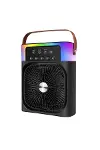 Taşınabilir Sprey Fan RGB Işıklı Mini Klima Soğutucu Nemlendirici USB Şarjlı-2