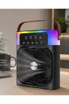 Taşınabilir Sprey Fan RGB Işıklı Mini Klima Soğutucu Nemlendirici USB Şarjlı-1