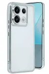 Xiao Poco X6 Kılıf Razer Lensli Silikon - Gümüş-1