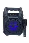 10W Güçlü Ses Performanslı Bluetooth Karaoke Hoparlörü-4
