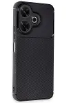 Xiao Red 13 4G Kılıf Auto Focus Karbon Kapak - Siyah-2