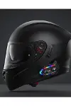 Yeni Nesil Bluetooth 5.3 Motosiklet Intercom RGB Işıklı 1000m Mesafeli-1