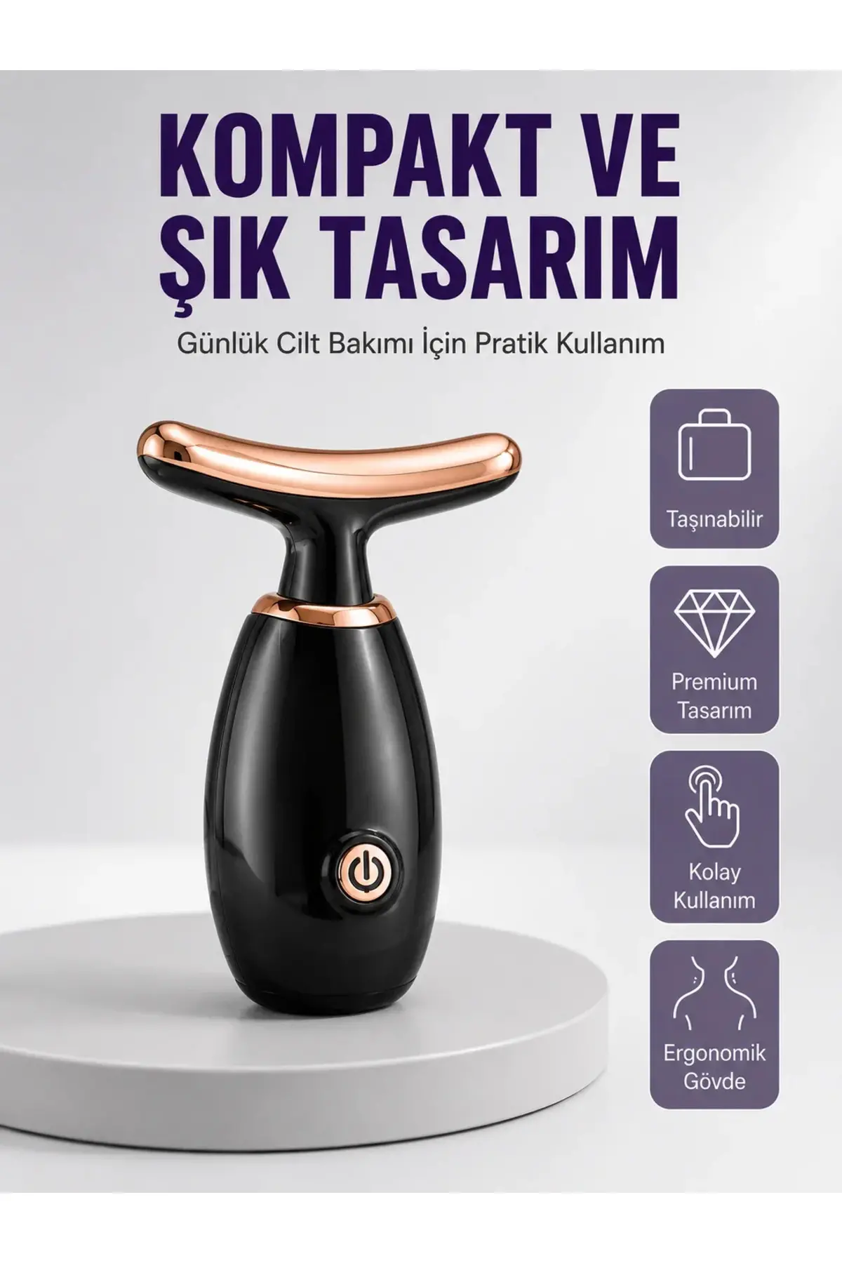 Serum Elini Artıran Yüz Masaj Cihazı Yeni Nesil
