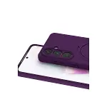 Samsung Galaxy S26 Plus Regal Magsafe Standlı Kapak - Derin Mor-3