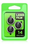 Apple iPhone 14 Pro Max Raze Metal Kamera Lens - Gümüş-2