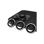 Apple iPhone 14 Pro Max Raze Metal Kamera Lens - Gümüş-3