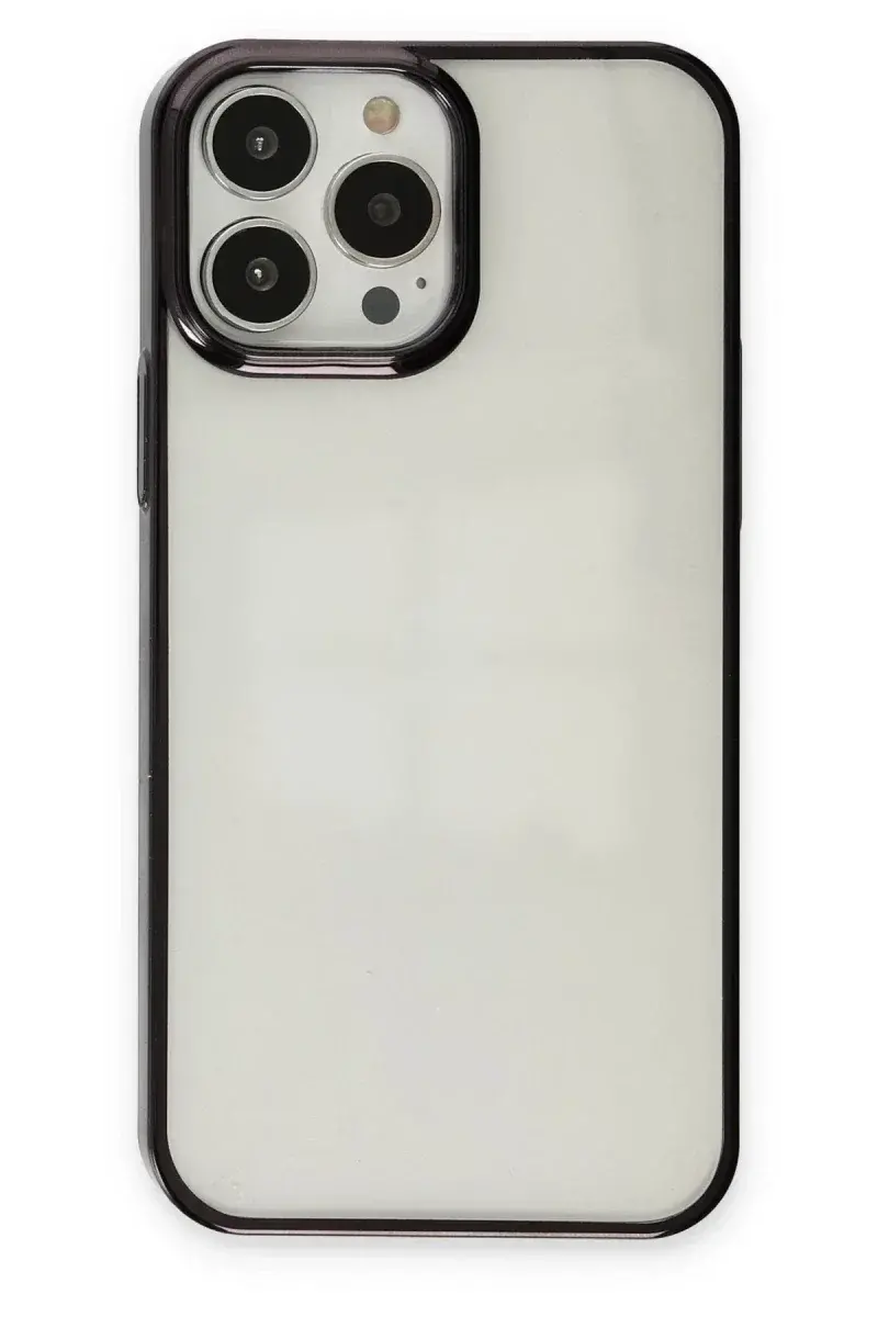 Apple iPhone 14 Pro Max Kılıf Element Silikon - Siyah