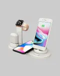 iPhone, AirPods ve Akıllı Saat Uyumlu Çoklu Şarj Cihazı-4