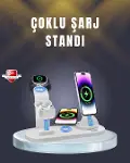 iPhone, AirPods ve Akıllı Saat Uyumlu Çoklu Şarj Cihazı-1