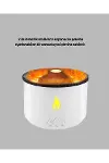 Alev Efektli Buhar Makinesi – Aromaterapi, Nemlendirme ve Işık Modlu Tasarım Yeni Nesil-4