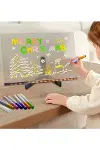 12 Inc Led Işıklı Çizim Tahtası Ayarlanabilir Stant Ve Kalemleri İle-4