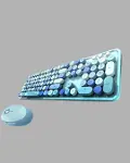 Kablosuz Klavye ve Mouse Seti – Sessiz Tuş, Retro Tasarım-2