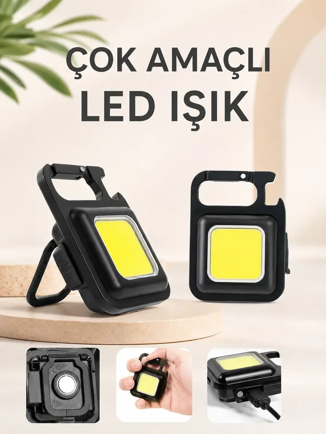 Led Işık Acil Durum Işığı Çok Fonksiyonlu Mıknatıs Özelliği
