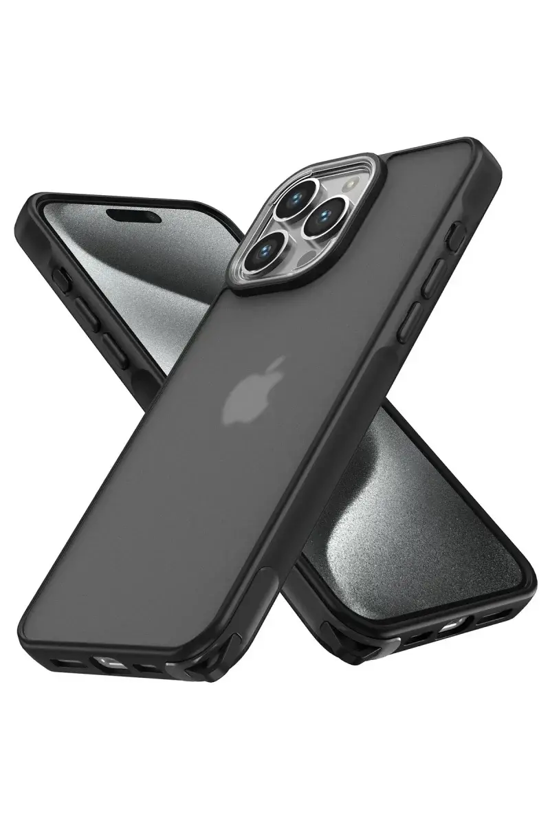 Apple iPhone 14 Pro Kılıf Elegant Kapak - Siyah