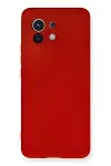 Xiao 11 Kılıf Nano içi Kadife Silikon - Kırmızı-1