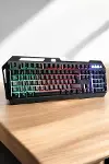 Q Klavye RGB Işıklı Klavye Ve Mouse Seti Kablolu Mouse Hediyeliş-4