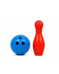Renkli Çocuk Bowling Oyunu 6 Kukalı Eğitici Eğlence Seti-2