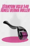 Dermaroller Titanyum 540 Iğneli 1 Mm Saç Kaş Sakal Serum Kullanıma Uygun-1
