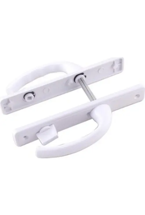 POŞETLİ BANYO-WC - KİLİTLİ BEYAZ PVC KAPI KOLU (4745)