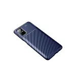 Samsung Galaxy M51 Kılıf Auto Focus Karbon Kapak - Lacivert-2