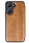 Vivo Y18 Kılıf Flip Cover - Taba-1
