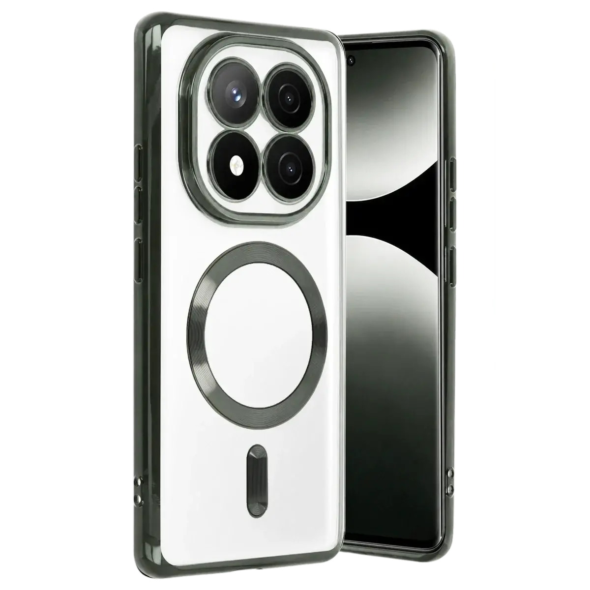 Xiao Red Note 15 Pro 4g Kross Magneticsafe Kapak - Koyu Yeşil