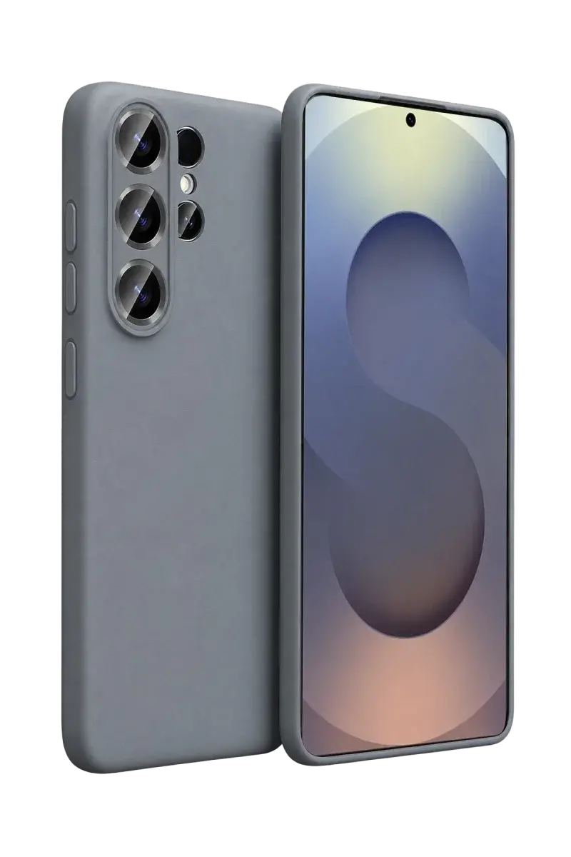 Samsung Galaxy S26 Ultra Nano içi Kadife Silikon - Gri