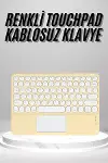 Touchpad Uyumlu Bluetooth Klavye Slim Kablosuz Wifi Q Klavye-1