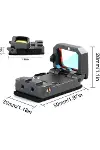Vism Flipdot Reflex M2 Red Dot Sight Katlanabilir Optik, İçin 22mm Reflex Nişangâh-2
