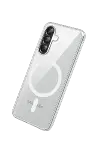 Samsung Galaxy A27 5G Combo Sert Şeffaf Magsafe Kapak - Şeffaf-3
