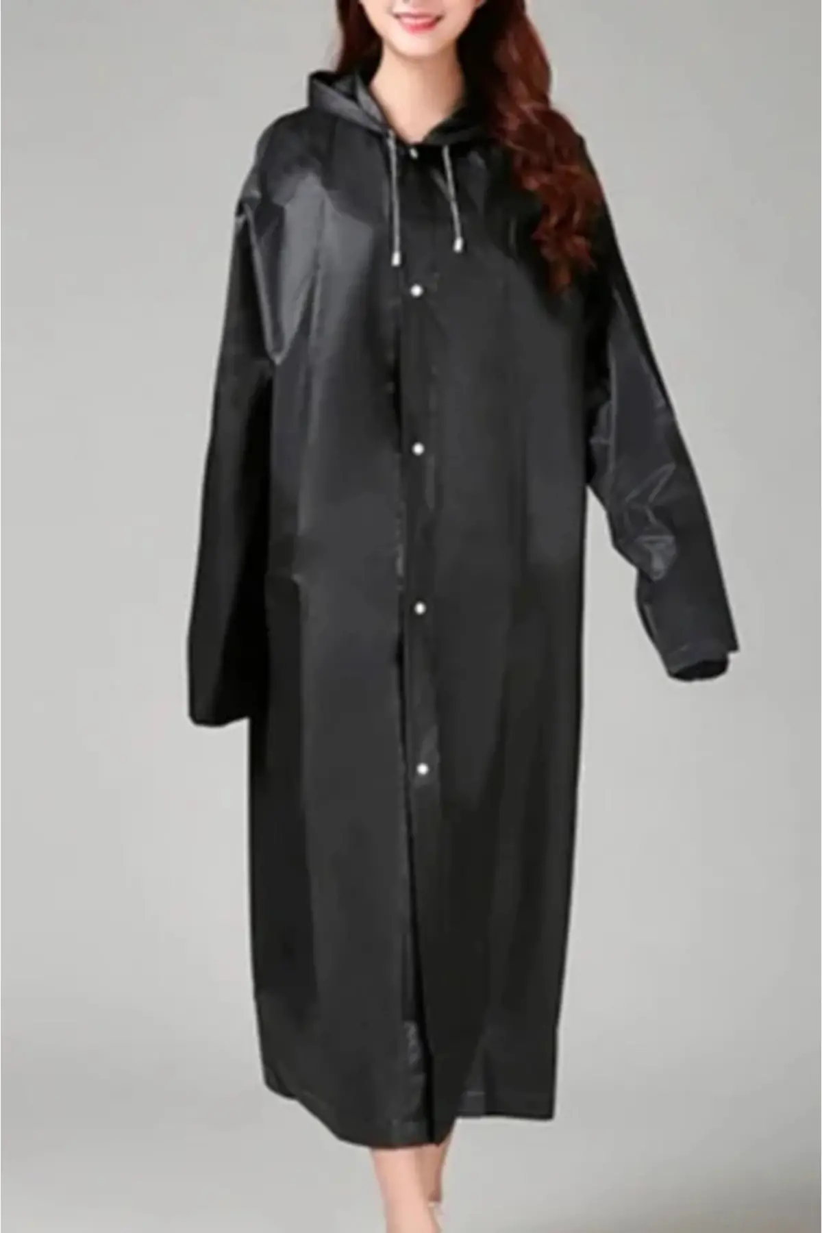 Eva Siyah Pardesü Yağmurluk