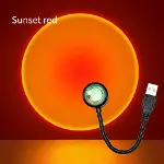Taşınabilir Usb Sunset Lamba: Ev Ve Araba İçin Ambiyans Işığı-1