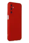 Samsung Galaxy M34 5G Kılıf Nano içi Kadife Silikon - Kırmızı-2