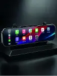 Araç İçi Ayna Carplay Dokunmatik Multimedya ve Kamera Kayıt Ekranı-2