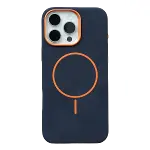 Joko Apple İphone 15 Pro Max Luno Deri Magsafe Kapak - Mavi-1