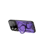Vivo Y16 Kılıf Joy Lens Standlı Kapak - Mor-2