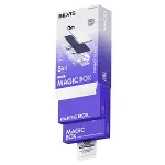 Apple İphone 14 Pro Max Bilvis 5in1 5d Magic Hayalet Cam Ekran Koruyucu - Siyah-2