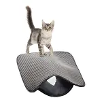 Kedi Tuvalet Önü Kum Toplayıcı Tezleyici Elekli Gri Paspas-4