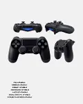 Titreşimli Kablosuz Oyun Kolu – PS4, PC, Mobil, Tablet ve Steam Uyumlu-4