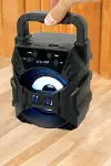 Işıklı Bluetooth Hoparlör Müzik ve Renkli Işık Taşınabiilir-1