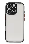 Apple iPhone 16 Pro Max Kılıf Montreal Silikon Kapak - Siyah-1