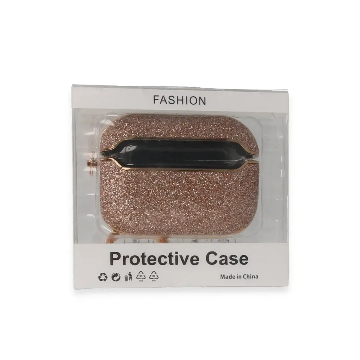 Apple Airpods Pro (1.nesil) Spell Simli Kılıf - Rose Gold