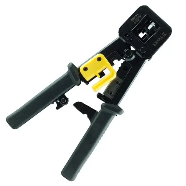 YesKit YK-376Z RJ11-RJ12 Açık Uçlu EZ RJ45 Soket Sıkma Pensesi