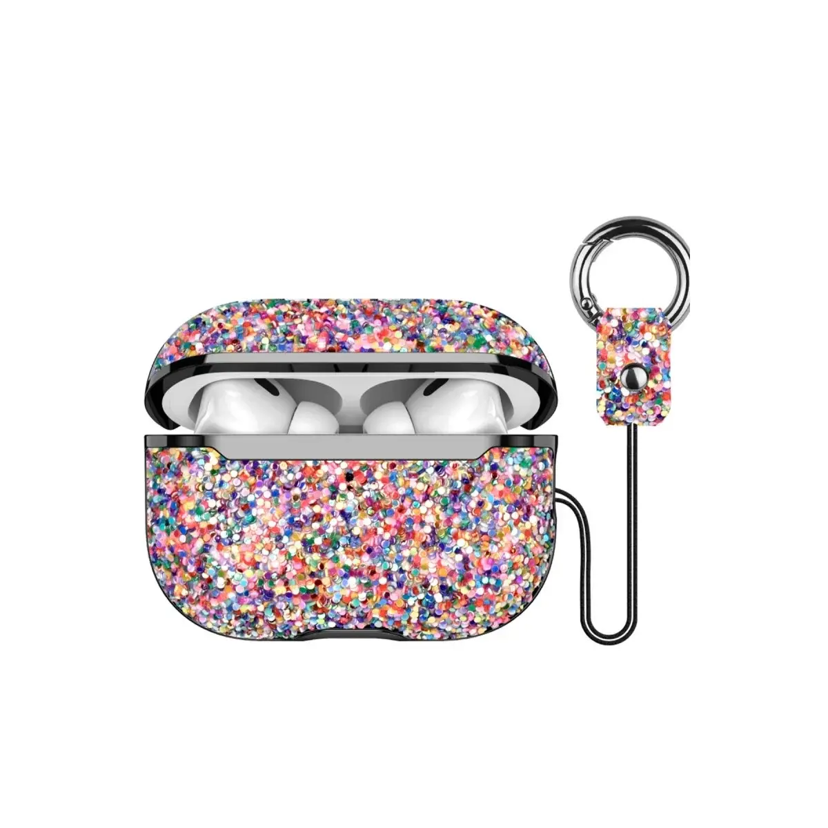 Onegif Apple Airpods 3 (3.nesil) Bright Simli Airpods Kapak - Gold