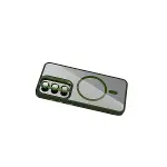 Joko Samsung Galaxy S24 Fe Rem Lensli Magsafe Standlı Kapak - Koyu Yeşil-4